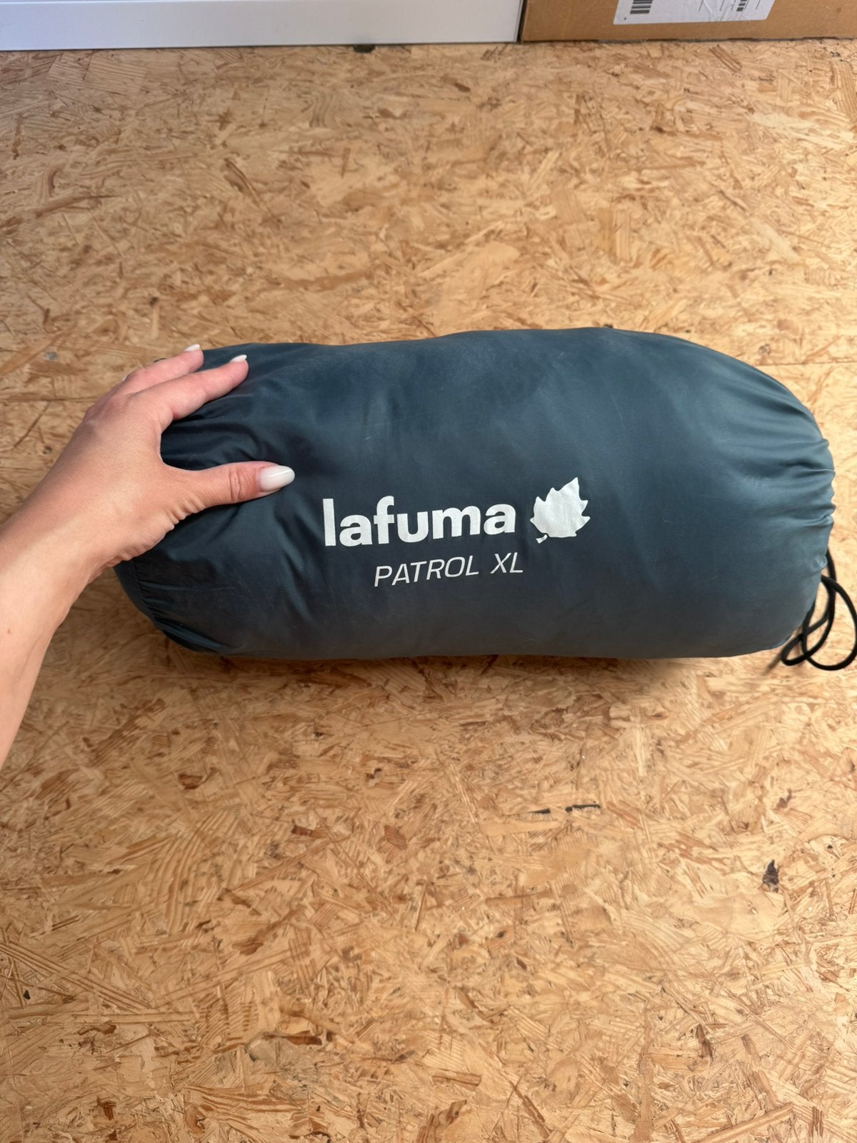 Slaapzak Lafuma XL, Caravanes & Camping, Sacs de couchage, Enlèvement, Comme neuf