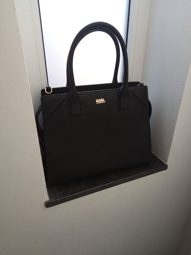 Karl Lagerfeld sac, Envoi, Comme neuf, Noir, Sac à main