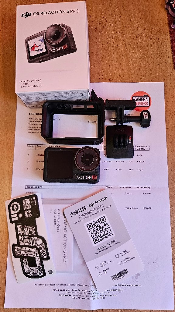DJI osmo action 5 pro, Audio, Tv en Foto, Actiecamera's, Ophalen of Verzenden, Zo goed als nieuw, Overige merken