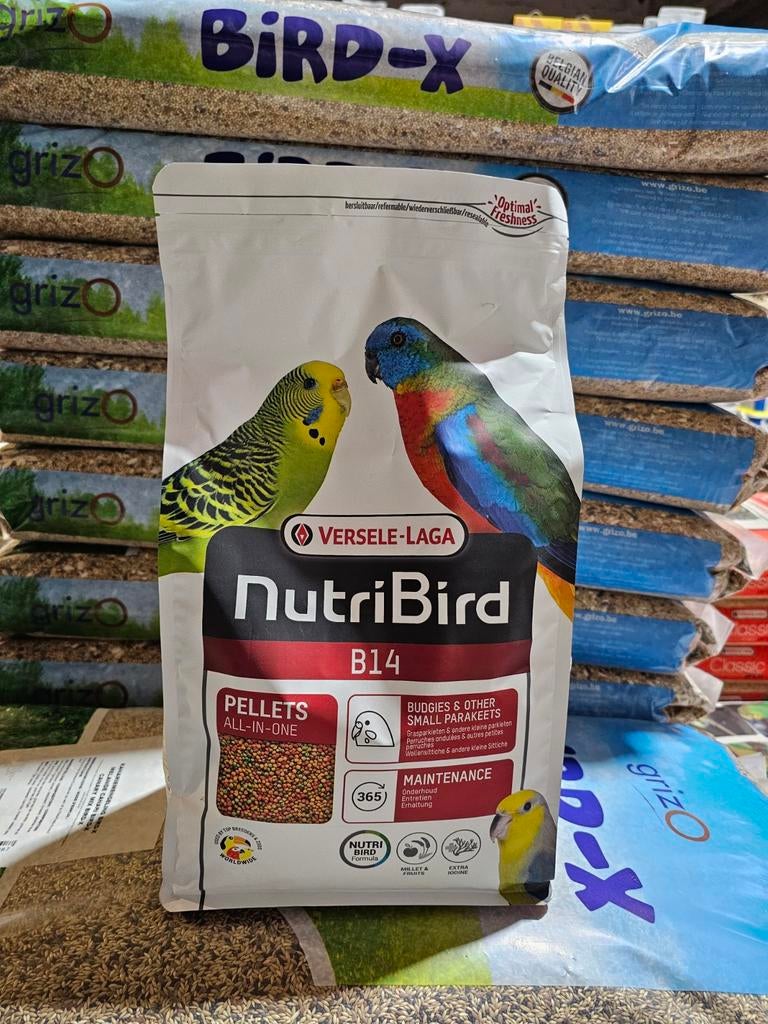 Pellets extrudés Nutribird B14 3 kg pour petites perruches, Enlèvement