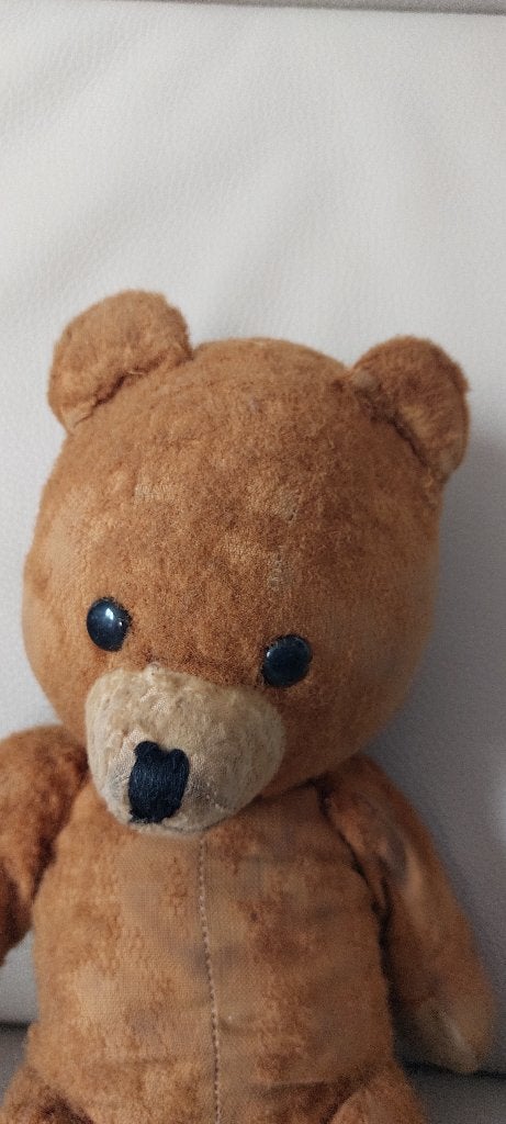 Oude teddybeer beer speelgoed 40cm, Verzamelen, Ophalen of Verzenden, Gebruikt, Stoffen beer