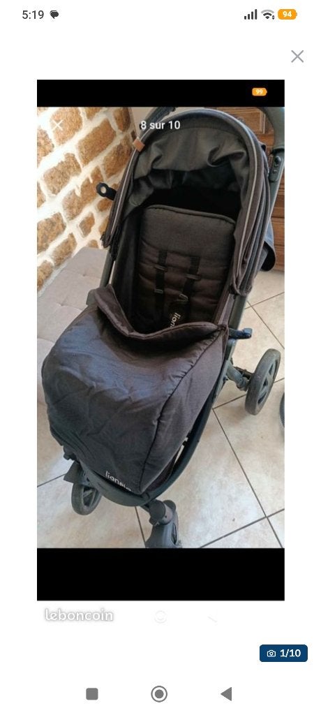 Poussette lionelo, Autres marques, Autres méthodes, 9 à 36 kg, Enlèvement