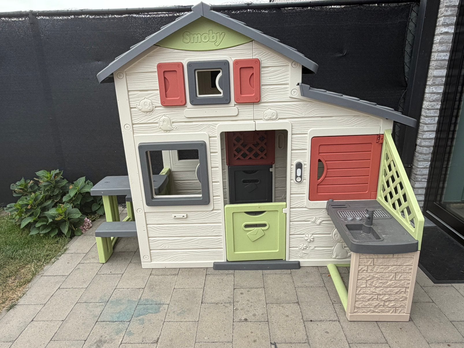 Smoby kinderhuis, Tuin en Terras, Tuinhuizen, Ophalen, Zo goed als nieuw