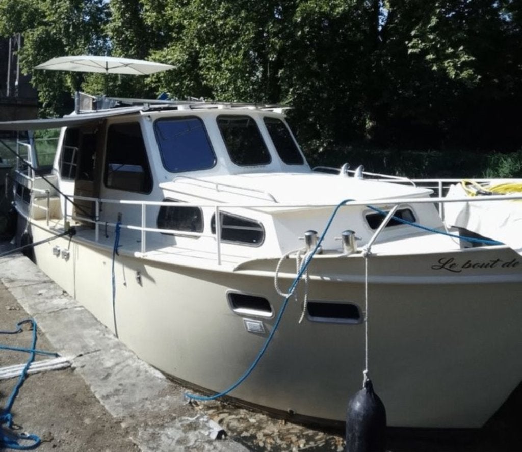 Vedette hollandaise 9,2 m, Sports nautiques & Bateaux, Bateaux à moteur & Yachts à moteur, 3 m, 9 m, Diesel, Panneau solaire