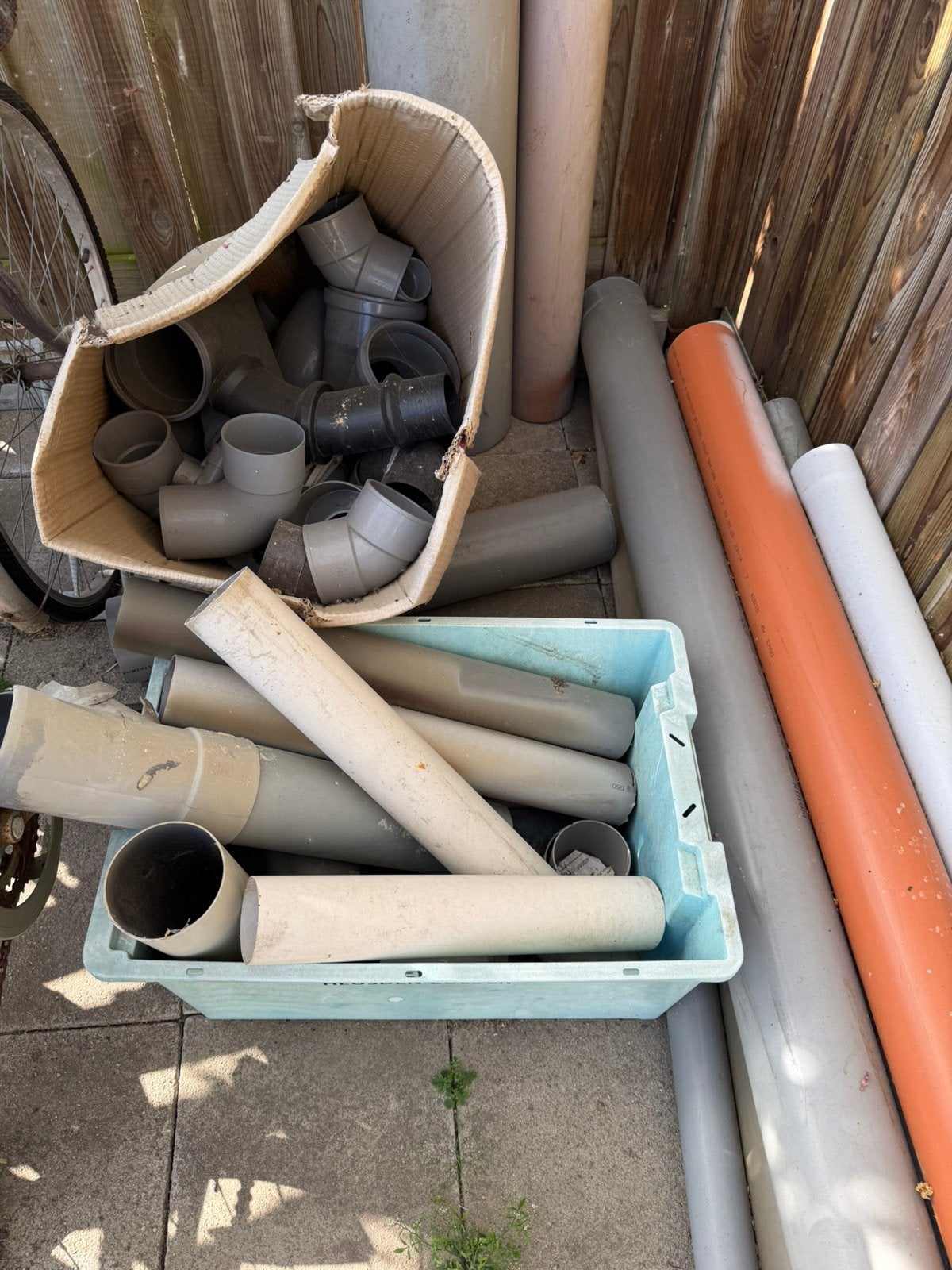 Afvoerbuizen en hulpstukken, Bricolage & Construction, Enlèvement, Utilisé, PVC, Évacuation
