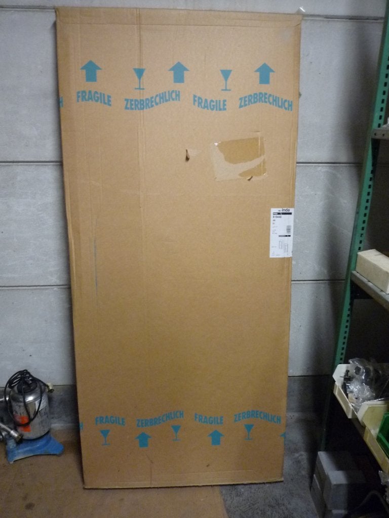Inda douchedeur breedte: 87-91cm , hoogte : 195cm, Doe-het-zelf en Bouw, Ophalen, Nieuw, Chroom, Douche