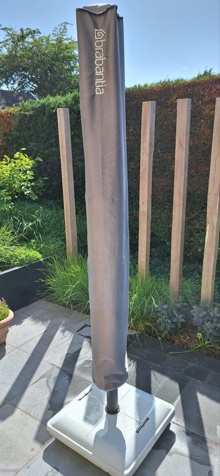 Séchoir rotatif Solid Brabantia 60m + couvercle + pied mobil, Enlèvement, Séchoir