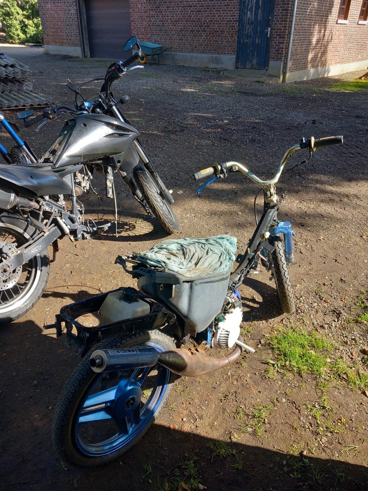 lot motos, Enlèvement