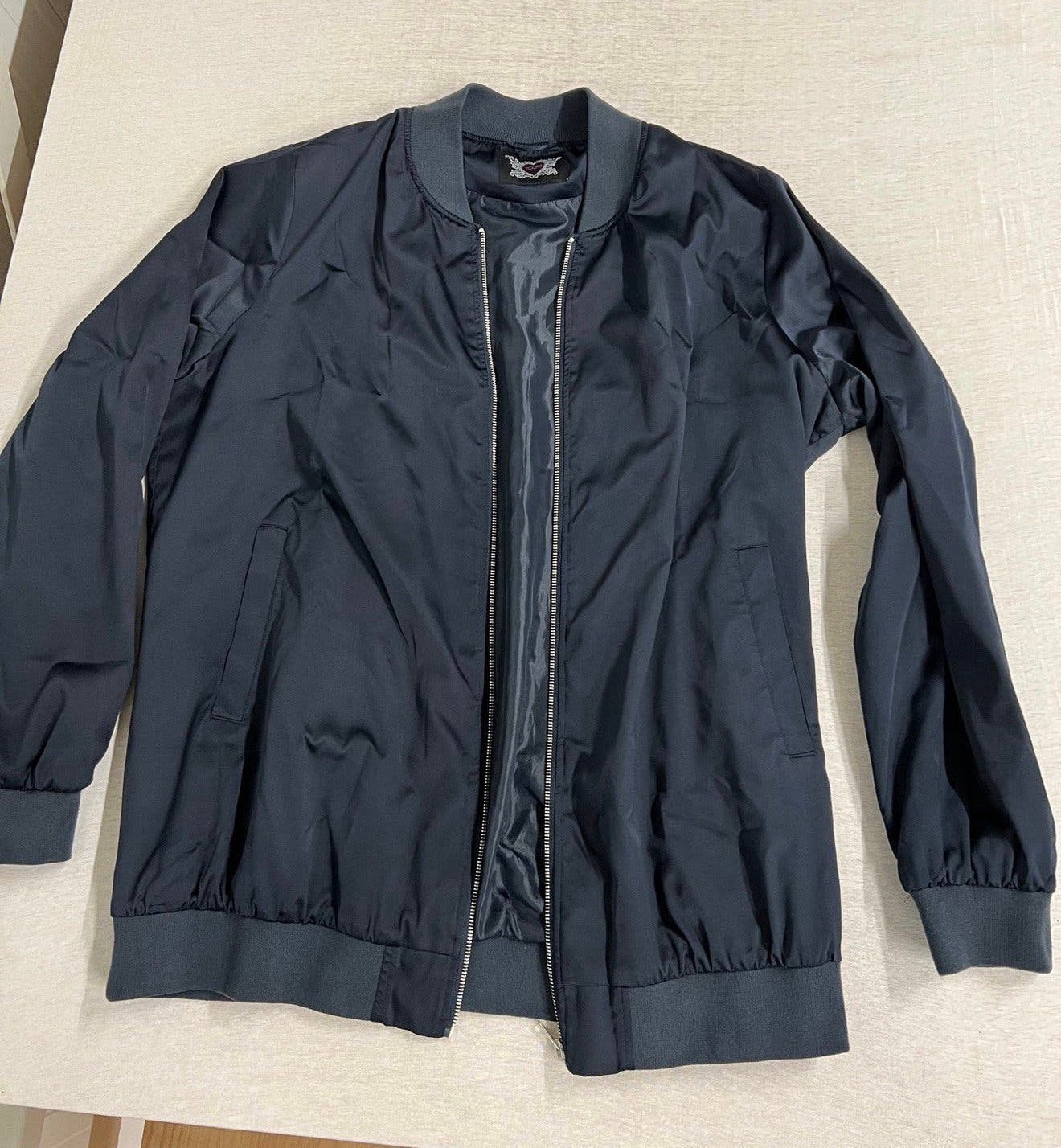 YOURS dunne Bomberjack donkerblauw vest jack jasje blauw XXL, Ophalen of Verzenden, Zo goed als nieuw, Overige maten, Blauw