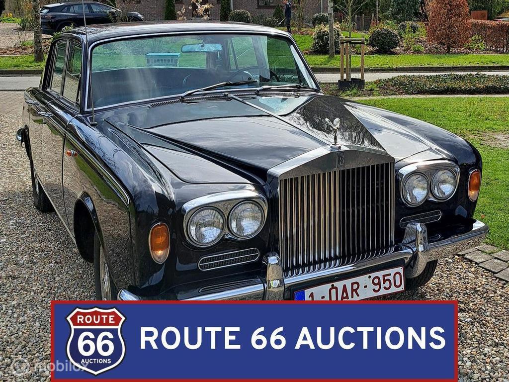 Rolls-Royce Silver Shadow I | 1967 | Route 66 Auctions, Zwart, Bedrijf, Handgeschakeld, Overige carrosserie