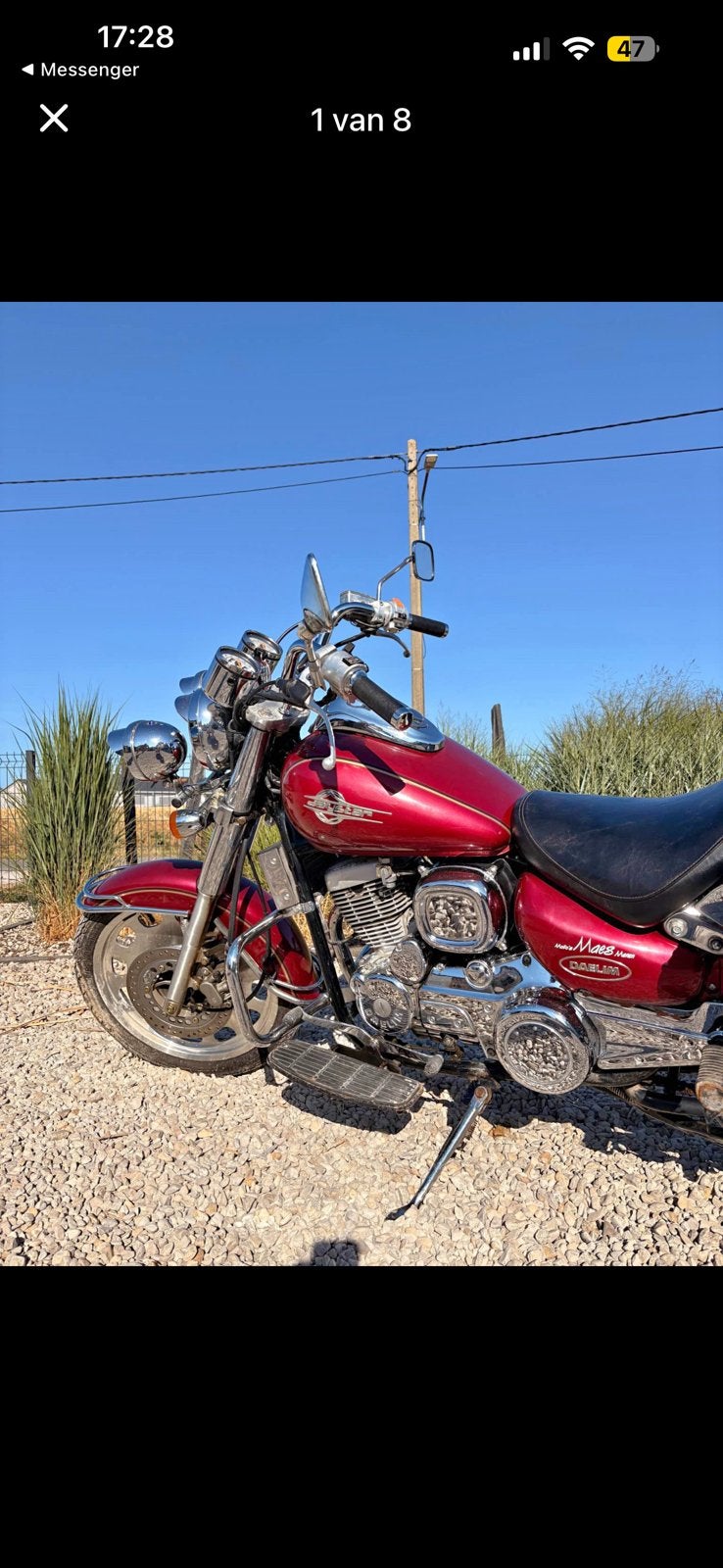 Daelim Daystar vl125f, Motoren, Motoren | Yamaha, 2 cilinders, Chopper, Particulier, 125 cc