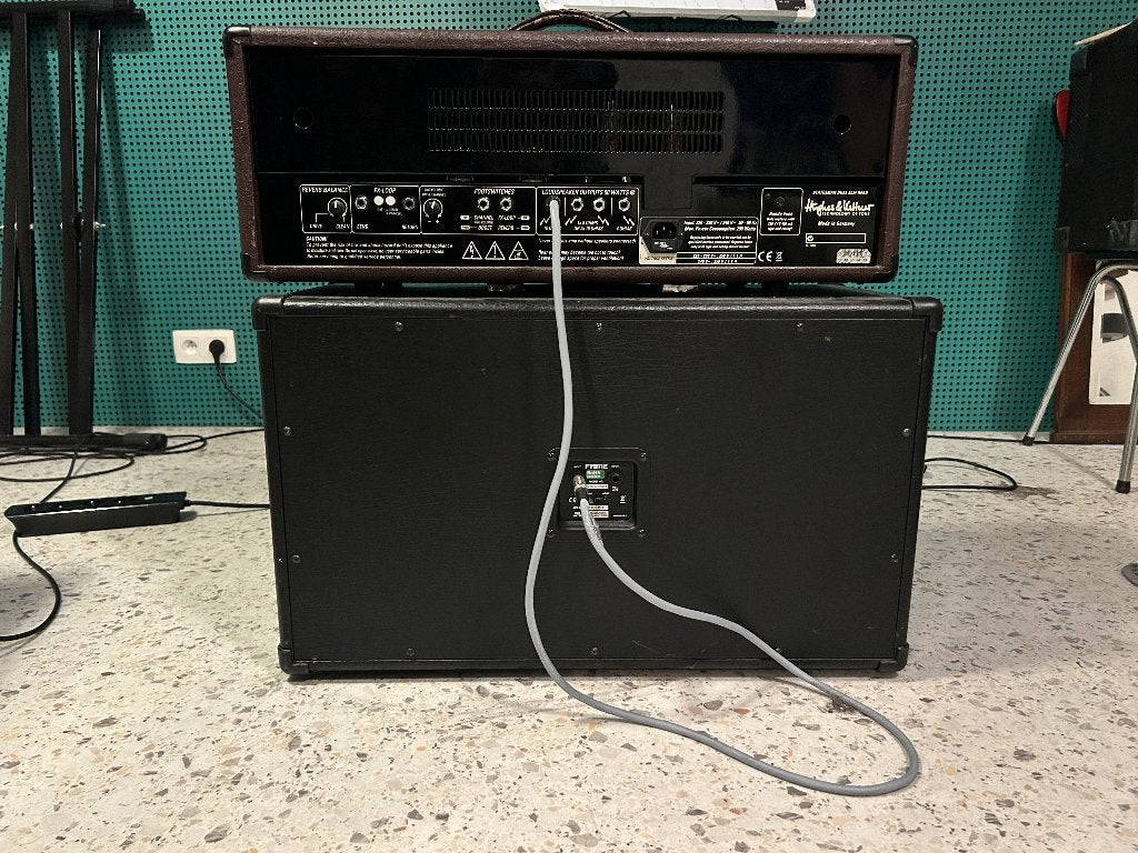 Hughes & Kettner Statesman Dual EL34 Head + Fame 2x12 Cab, Enlèvement, Utilisé, Guitare, 50 à 100 watts
