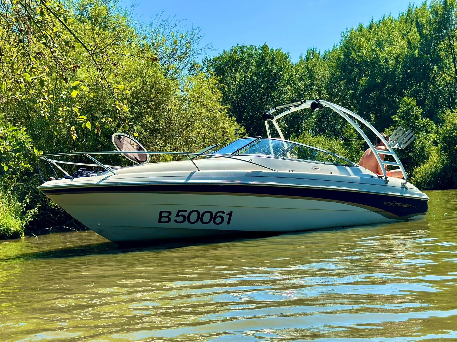Monterey montura 210 mercruiser 5.0 V8, Watersport en Boten, Speedboten, Ophalen, Gebruikt, Overige merken