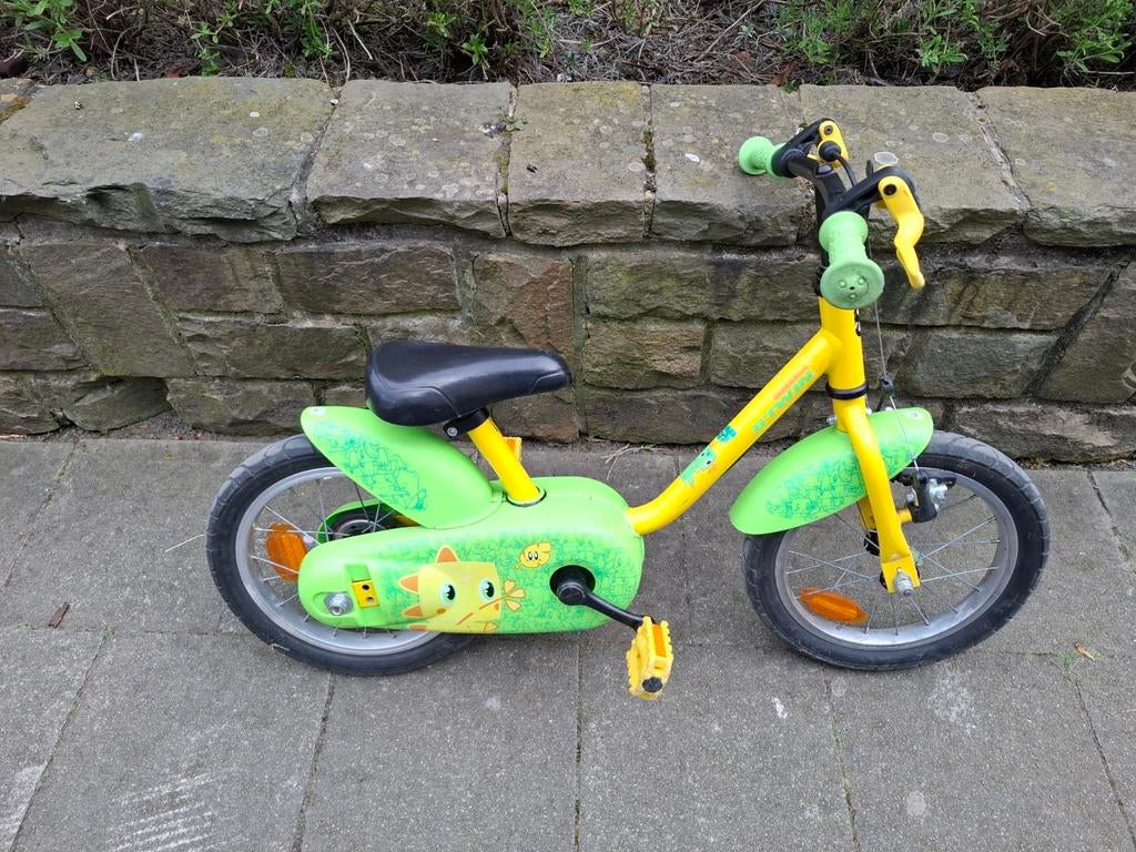 Decathlon 14 inch kinderfiets, Fietsen en Brommers, Ophalen, Gebruikt, Minder dan 16 inch, B-Twin Decathlon