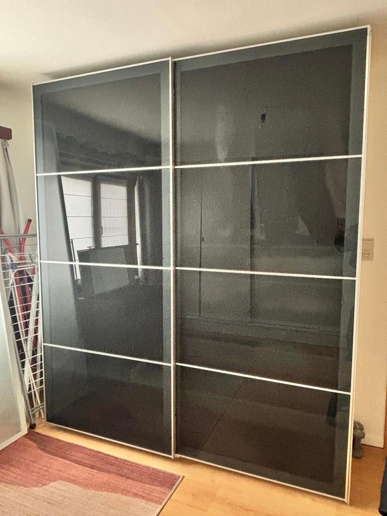 Glazen schuifdeuren Ikea Pax, Enlèvement, Comme neuf, Verre