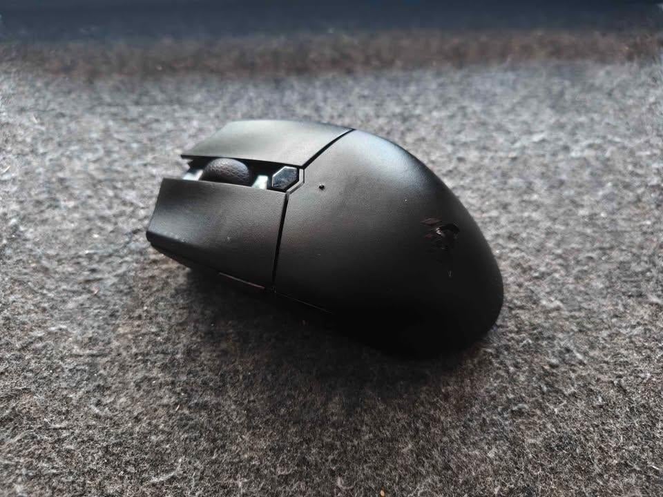 Corsair Katar Pro Black Wireless RGB Gamingmuis, Computers en Software, Muizen, Zo goed als nieuw, Muis, Linkshandig, Rechtshandig