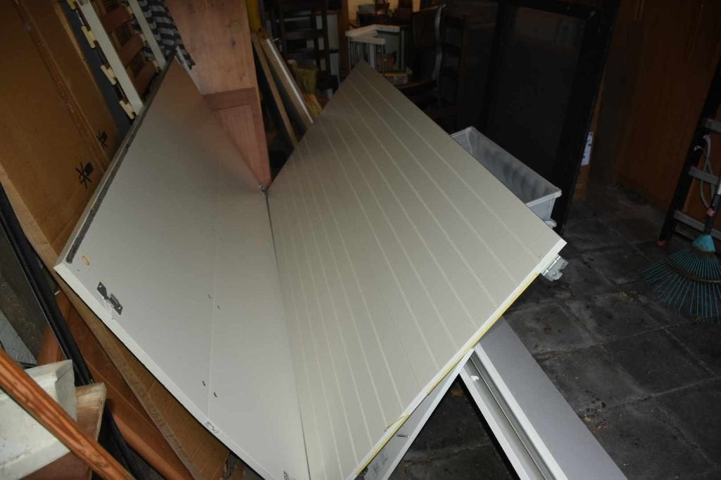IKEA PAX witte kledingkast 200 x 57 x 232 cm, Ophalen, Met deur(en), Gebruikt, 100 tot 150 cm