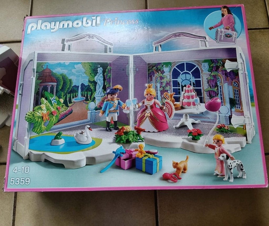 Playmobil 5359 Princess / koffer prinsessenverjaardag, Kinderen en Baby's, Speelgoed | Playmobil, Gebruikt, Complete set, Overige typen