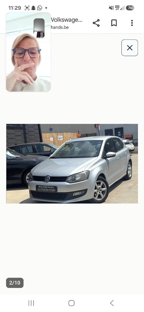 Volkswagen polo, Auto's, Euro 5, Stof, Zwart, Bluetooth