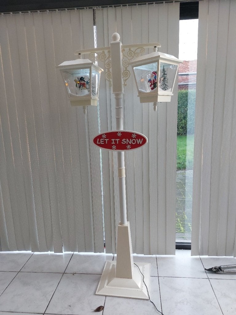 vidaXL Straatlantaarn met  kerst decoratie, Ophalen, Nieuw