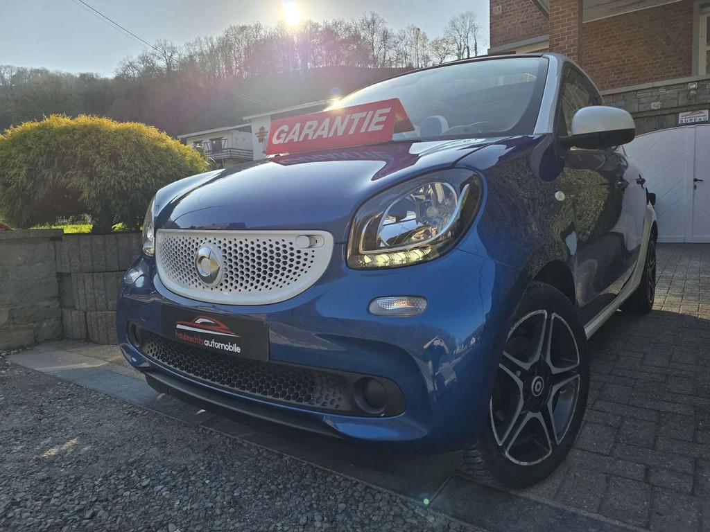 Smart Forfour 1.0i/EURO6/CABRIO/GARANTIE (bj 2015), Auto's, Smart, 4 zetels, Gebruikt, Blauw, Handgeschakeld