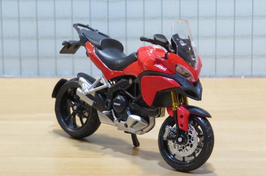 Ducati Multistrada 1200S red 1:18 los, Ophalen of Verzenden, Nieuw, 1:9 t/m 1:12, Motor