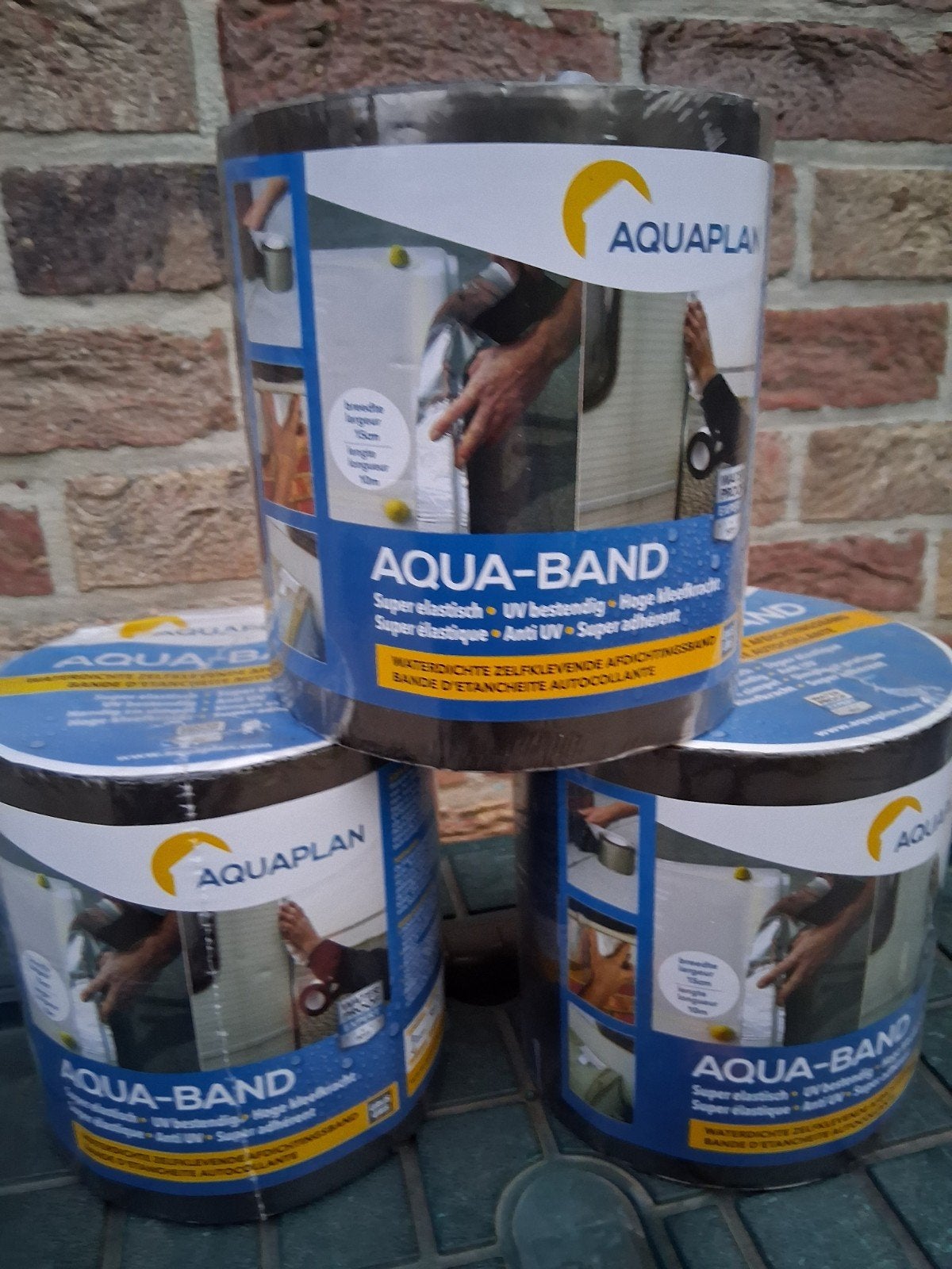Bande d’étanchéité Aquaplan, Bricolage & Construction, Enlèvement, Neuf, Gris, Synthétique