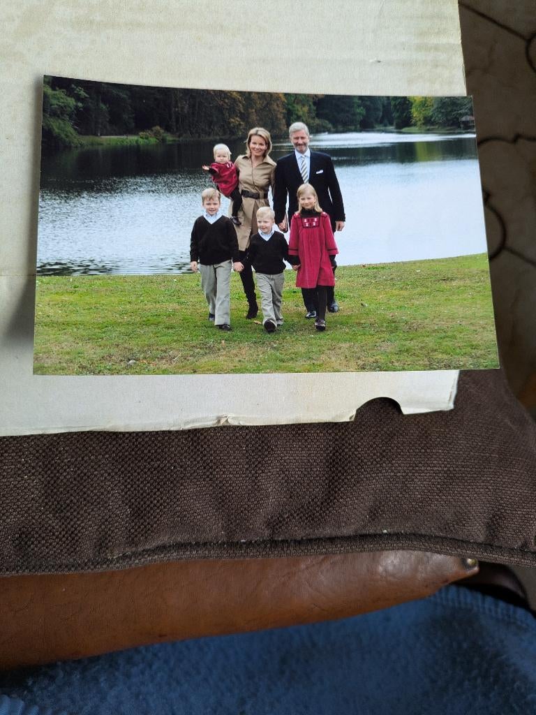 Filip en Mathilde, Ophalen of Verzenden, Zo goed als nieuw, Kaart, Foto of Prent