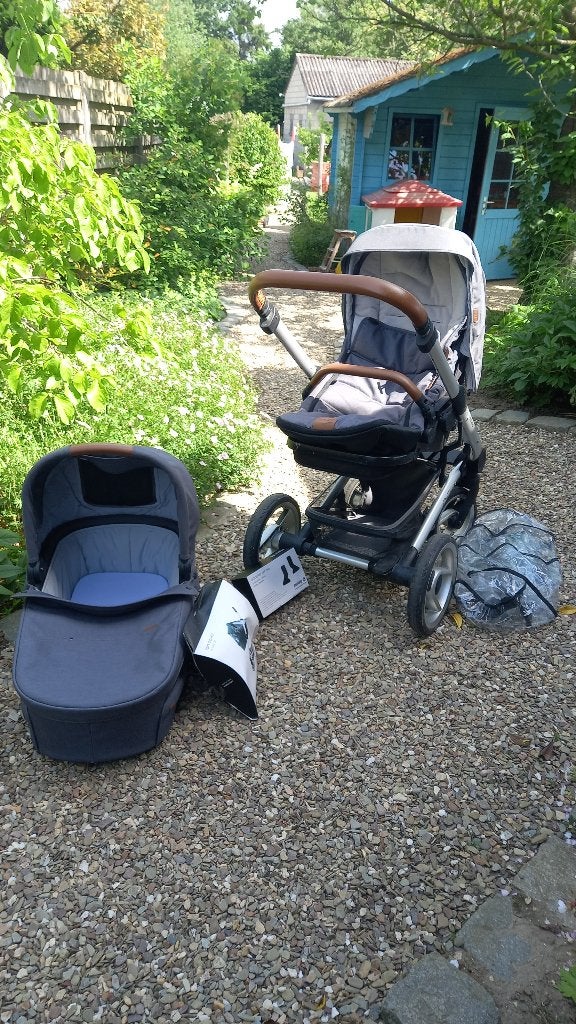 Kinderwagen uitgebreide set Mutsy Nio grijs, Gebruikt, Met reiswieg, Mutsy, Ophalen