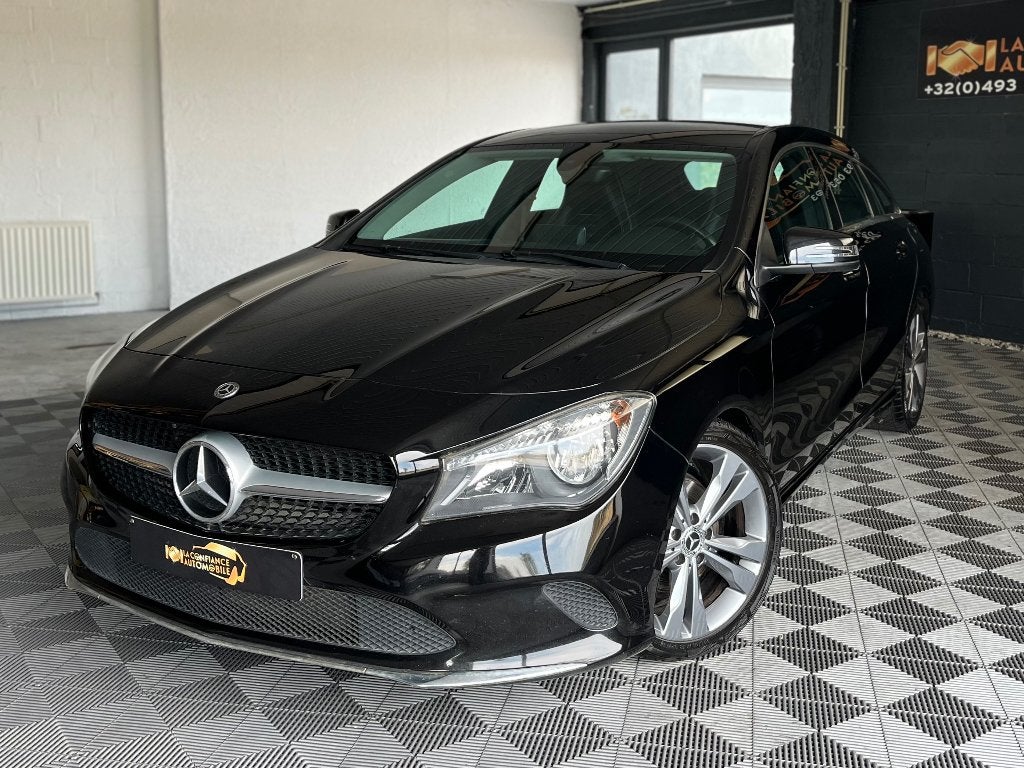 Mercedes-Benz CLA 180d Automatic 1st Prop 1 jaar garantie, Auto's, Mercedes-Benz, 4 cilinders, 110 g/km, Leder en Stof, Zwart