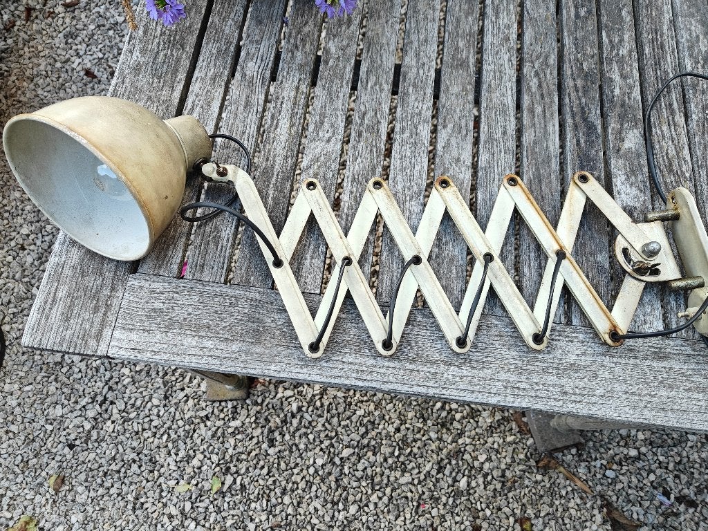 Lampe murale à ciseaux //Lampe Ciseaux // Vintage, Enlèvement ou Envoi