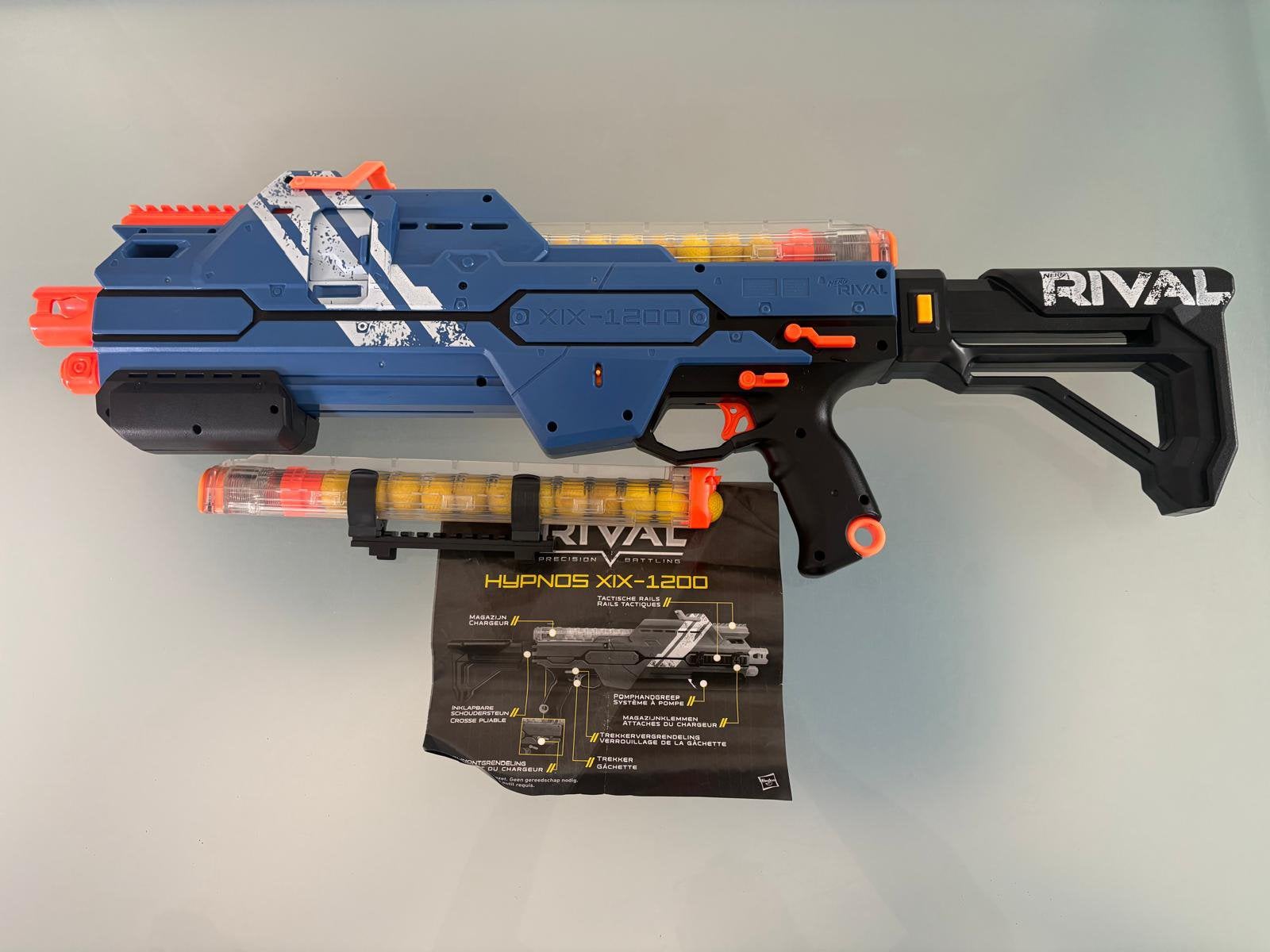 Nerf Rival, Enlèvement ou Envoi, Comme neuf