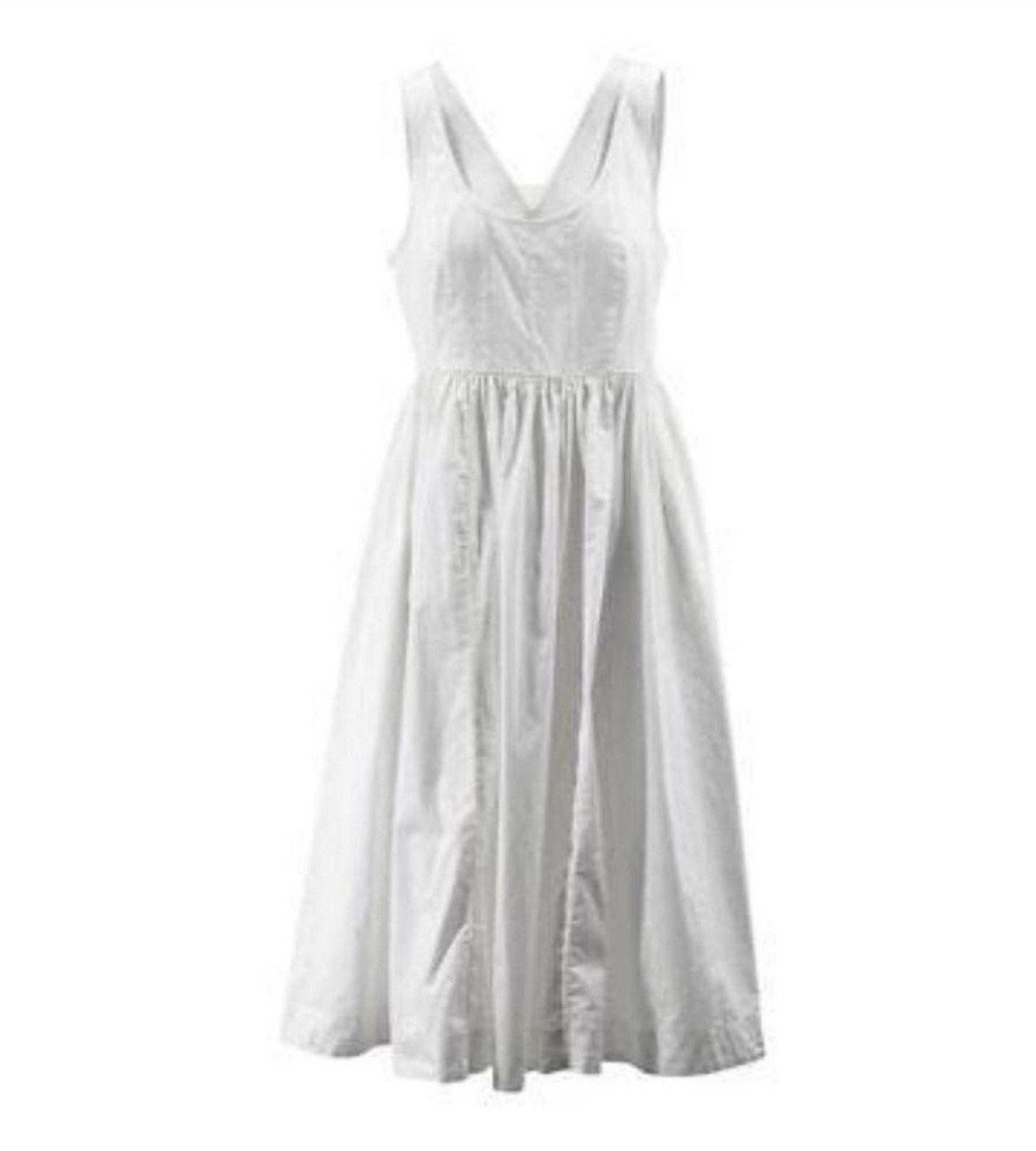Robe blanche M&S Collection 42 (L) robe midi en coton neuve, Vêtements | Femmes, Enlèvement ou Envoi, Blanc, Sous le genou, Taille 42/44 (L)
