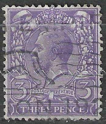 Grande-Bretagne 1912-1922 - Yvert 144 - King Georges (ST), Envoi, Affranchi