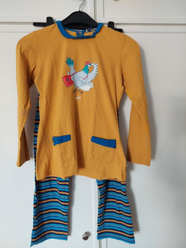 Woody pyjama maat 152/12 jaar, Kinderen en Baby's, Kinderkleding | Maat 152, Nacht- of Onderkleding, Gebruikt, Meisje, Ophalen of Verzenden