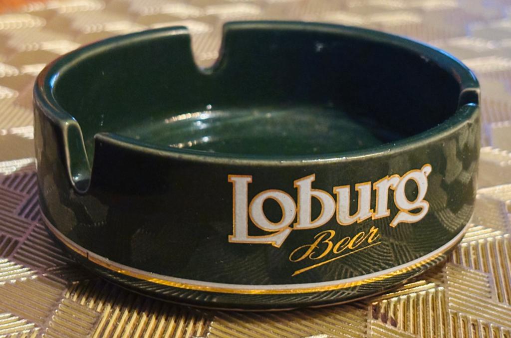Loburg beer asbak, Verzamelen, Biermerken, Ophalen of Verzenden, Gebruikt, Overige typen, Overige merken