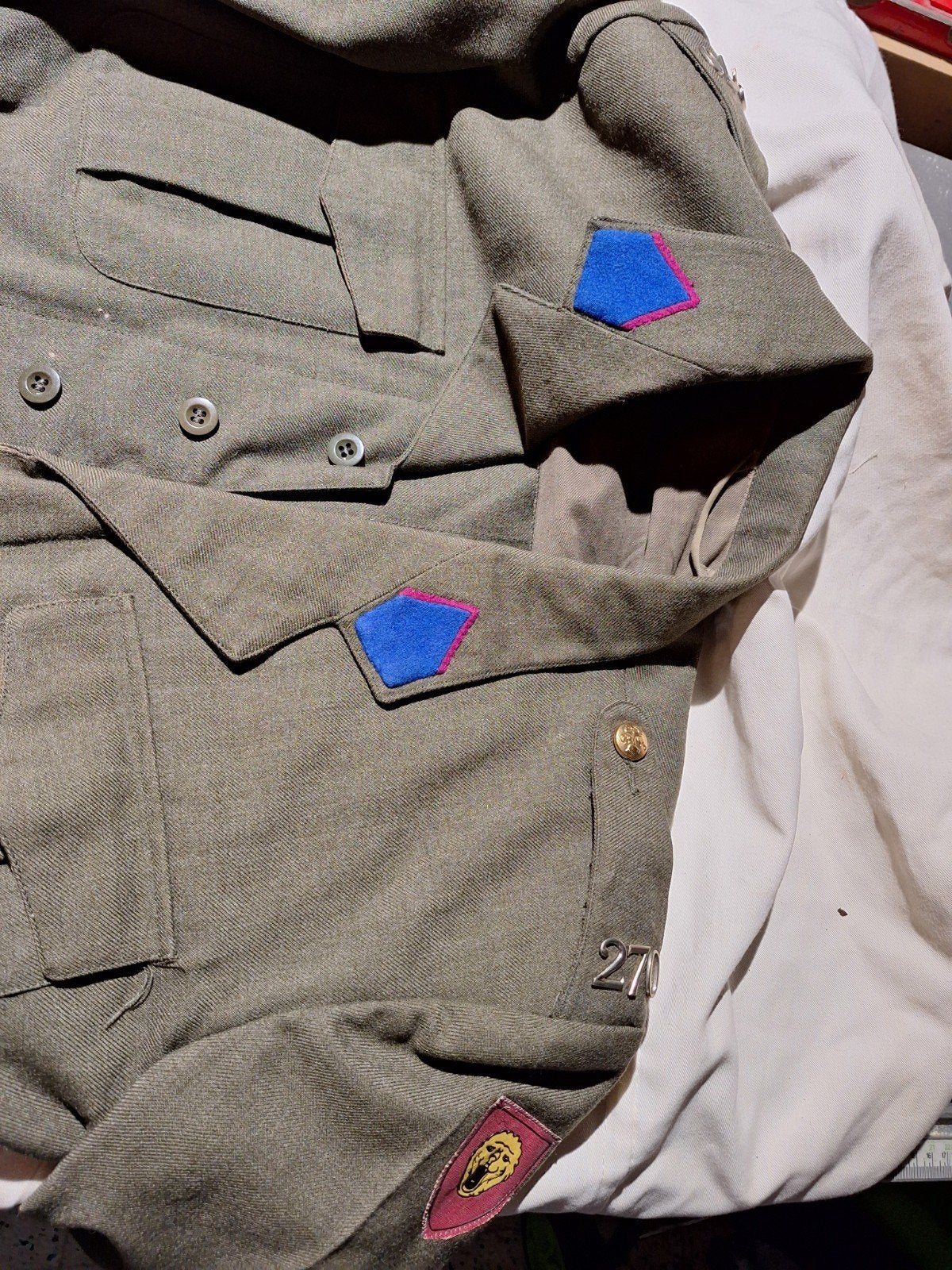 Uniforme belge du 1er corps d'armée belge, Collections, Enlèvement ou Envoi, Armée de terre