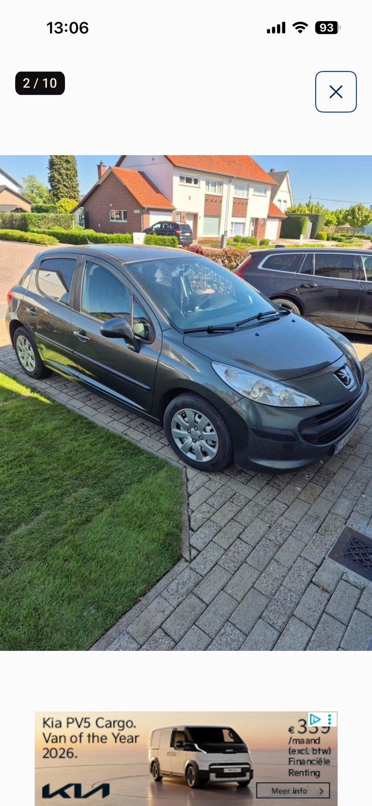 Peugeot 207 1.4, Handgeschakeld, 5 deurs, Particulier, Airconditioning