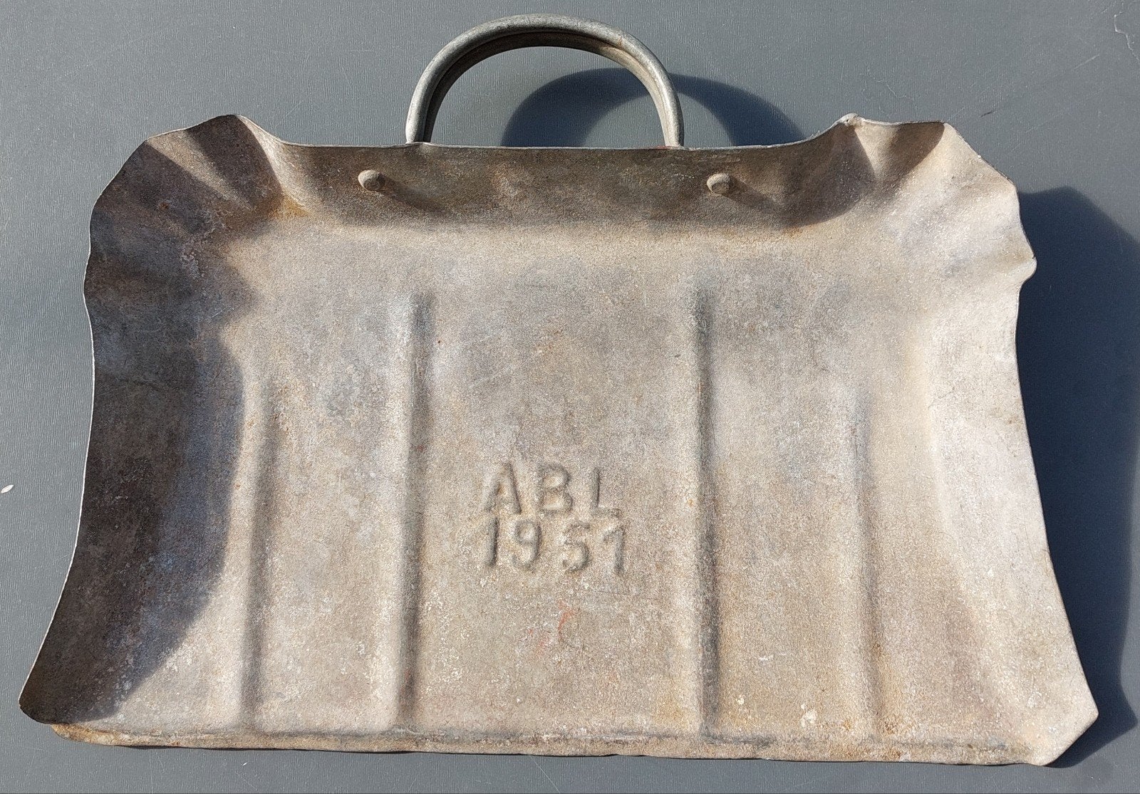 Origineel militair asblik / vuilnisblik ABL, Ophalen