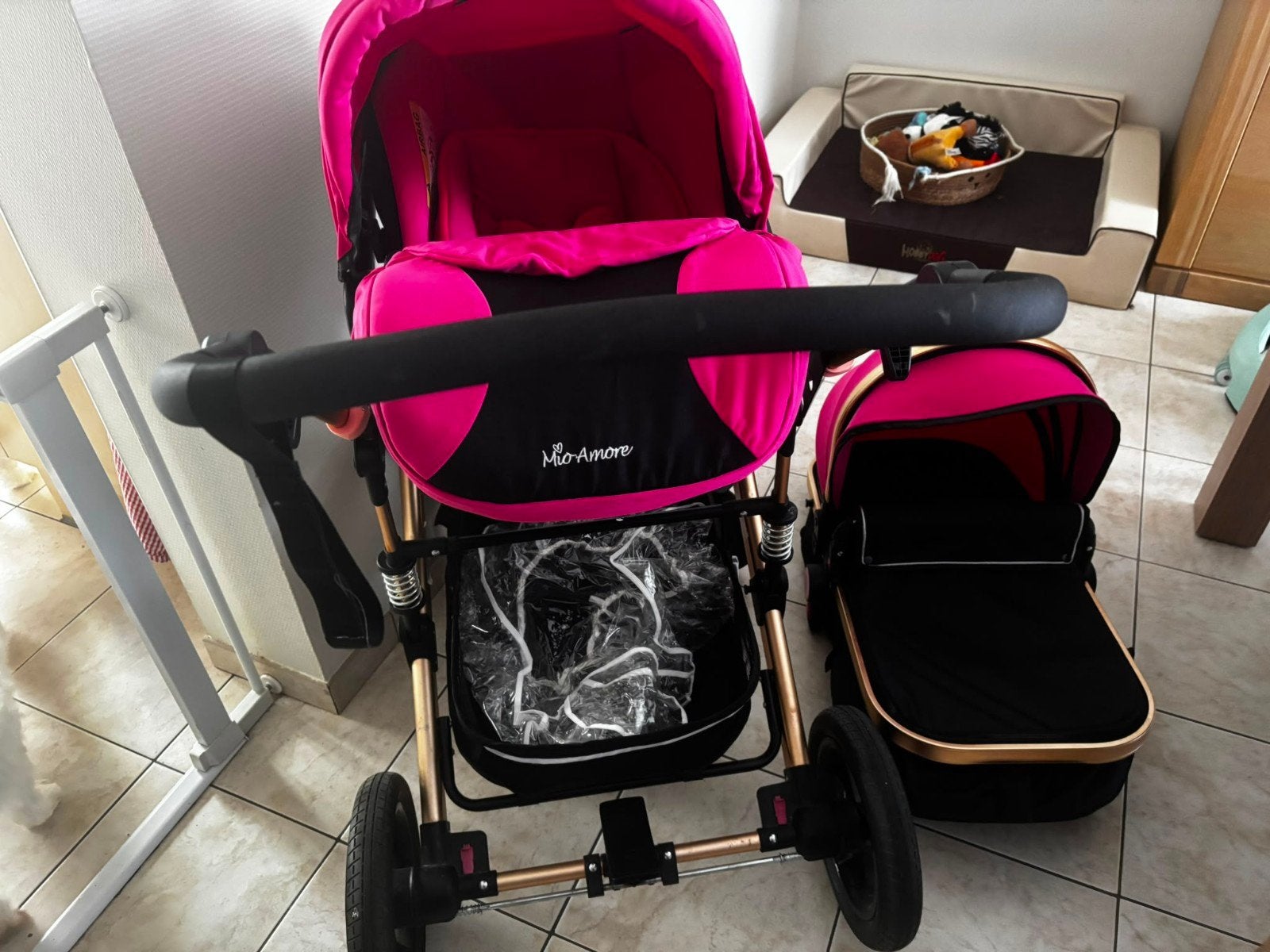 kinderwagen in splinternieuwe staat! 500€ Nieuwprijs nu 100€, Ophalen