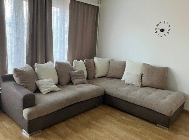 Hoekbank / Hoekzetel (L-bank), Huis en Inrichting, Ophalen, 250 tot 300 cm, Gebruikt, Hoekbank