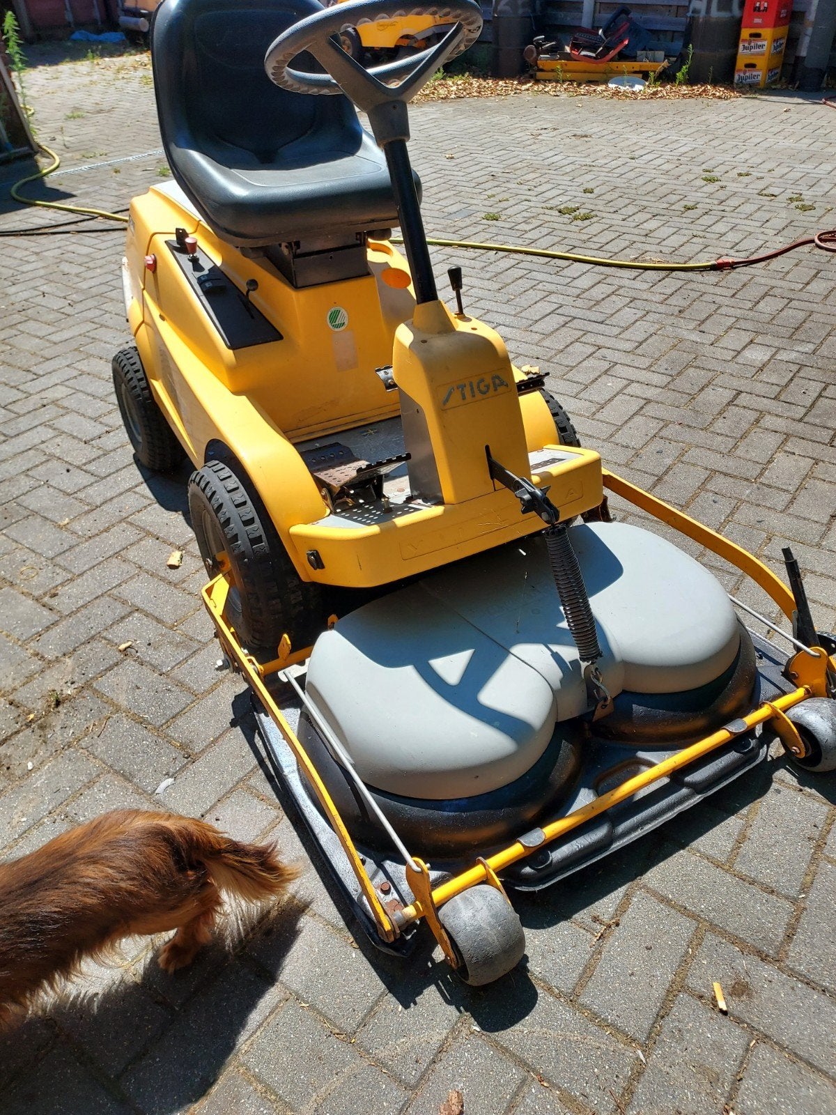 stiga vila met 2cilinder honda motor, Jardin & Terrasse, Tondeuses autoportées, Enlèvement