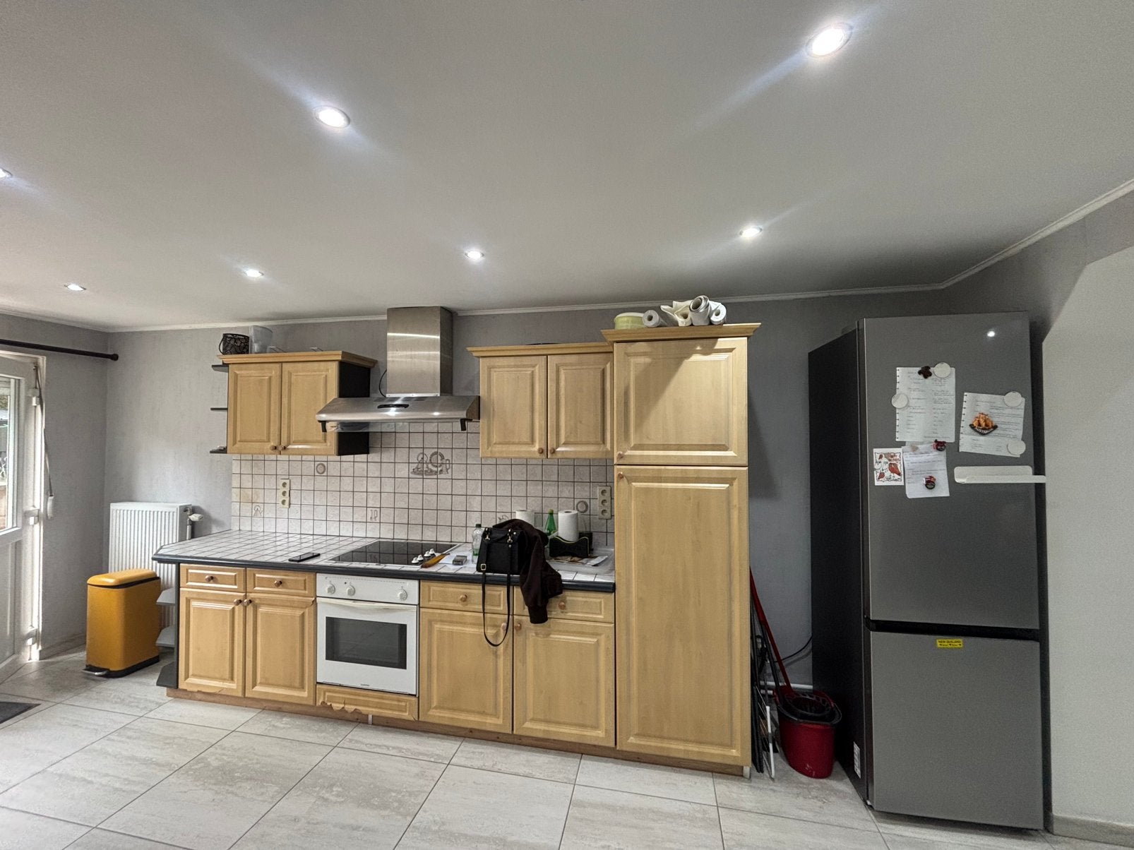 Cuisine équipée complète à vendre – à démonter, Maison & Meubles, Jaune, Bois, Enlèvement, Cuisine à mur double