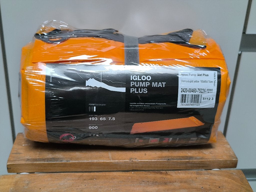 Nieuwe Mammut igloo pump mat plus. 3seizoens, Caravans en Kamperen, Luchtbedden, Ophalen of Verzenden, Ingebouwde pomp, Nieuw