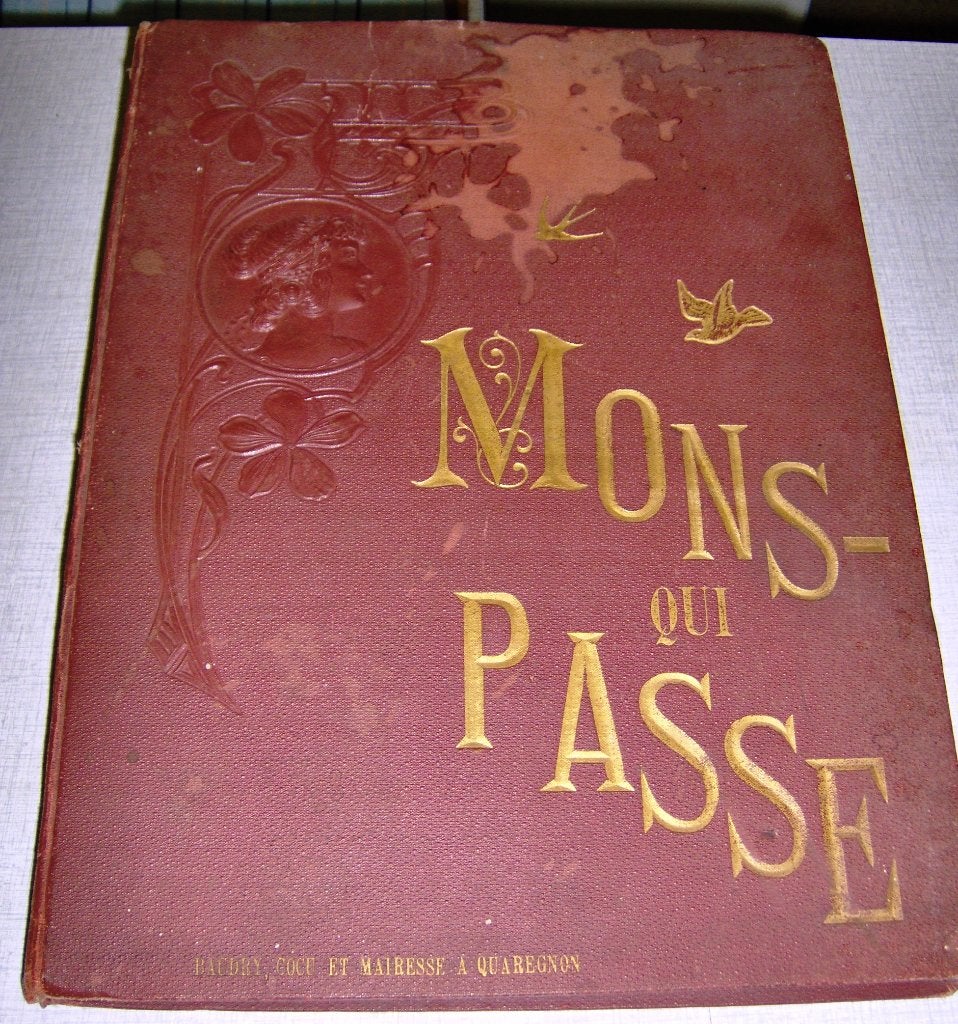 « MONS QUI PASSE » 125 caricatures de René D'Inn RARE, Ophalen of Verzenden, Gelezen, Cartoons