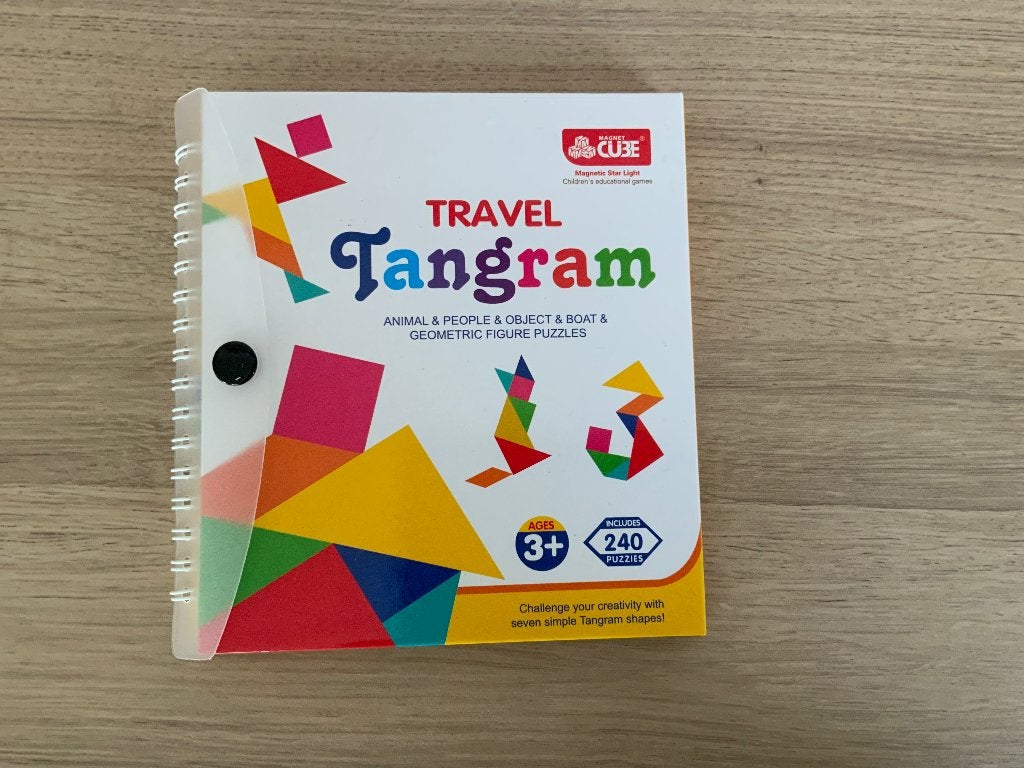 Travel tangram, Kinderen en Baby's, Speelgoed | Educatief en Creatief, Ophalen, Zo goed als nieuw, Puzzelen