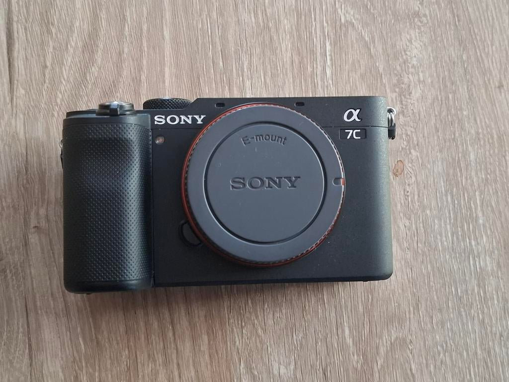Sony A7c zwart als nieuw 450 clicks - compact full frame EDC, Spiegelreflex, Ophalen of Verzenden, Zo goed als nieuw, Sony