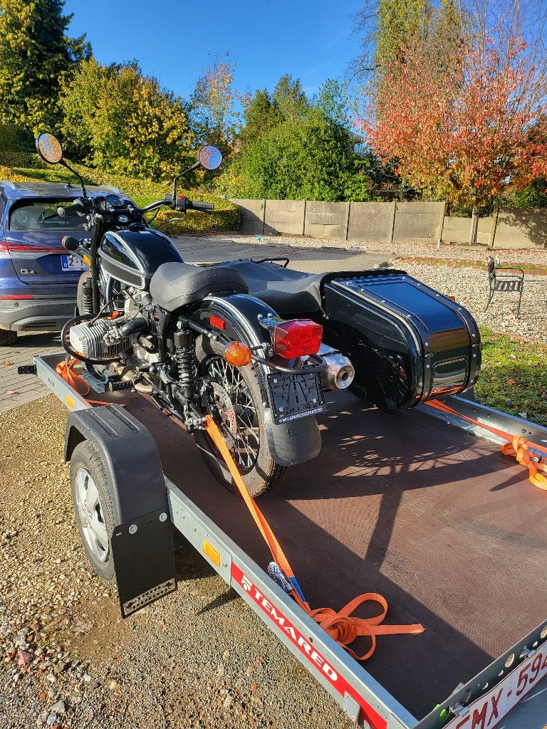 Vervoer motorfiets, Ophalen
