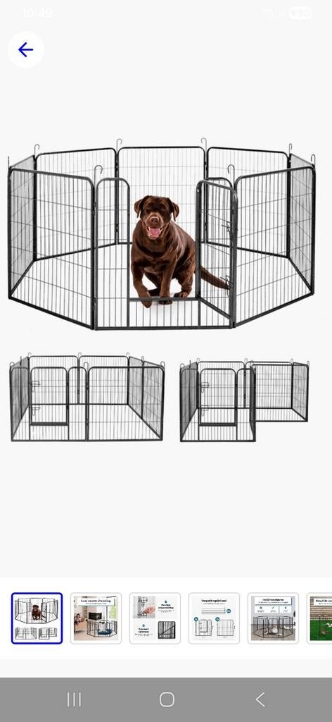 Ren voor kleine huisdieren, Dieren en Toebehoren, Hondenhokken, Ophalen