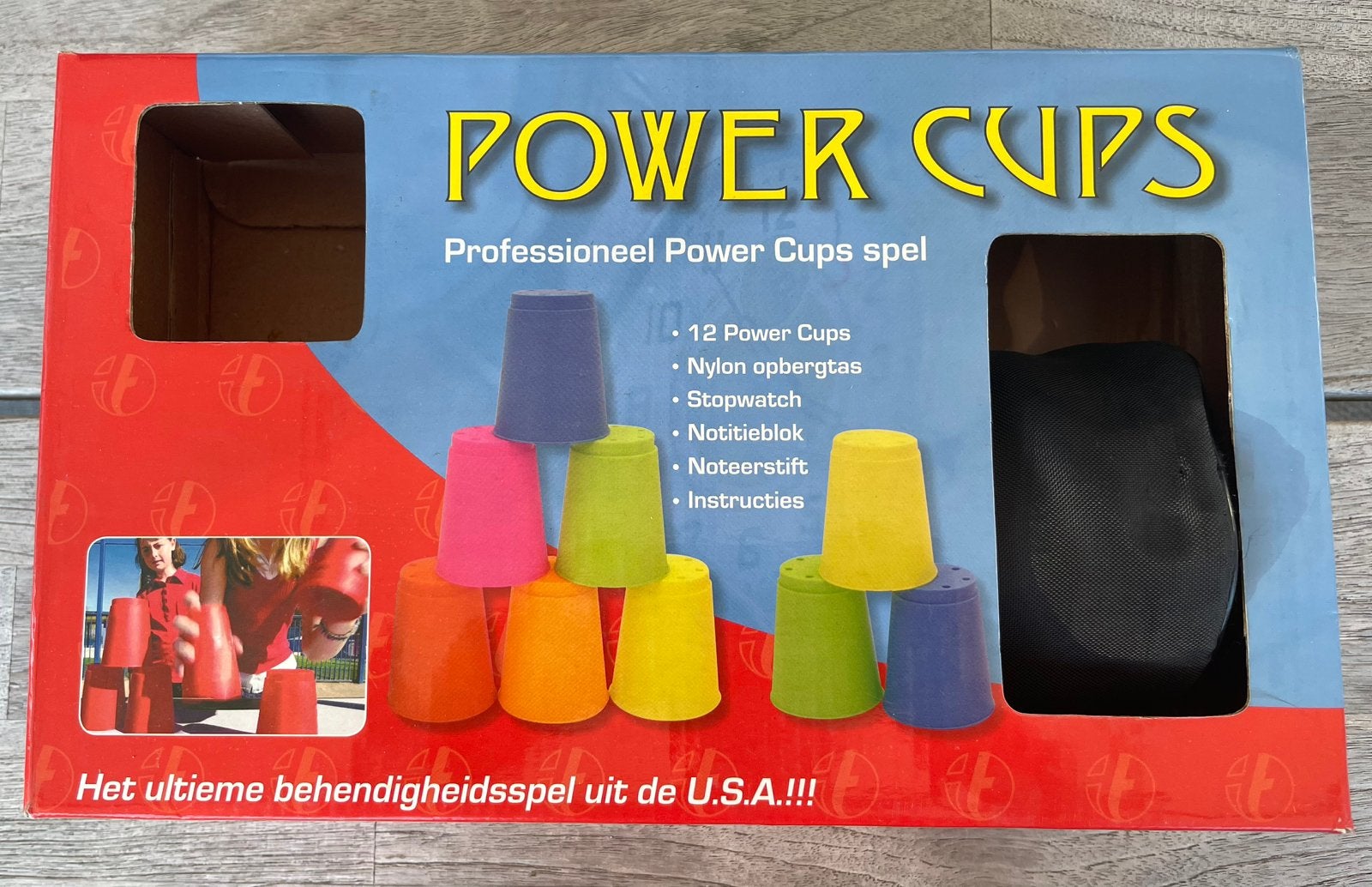 Power cups, Hobby en Vrije tijd, Gezelschapsspellen | Overige, Ophalen, Zo goed als nieuw